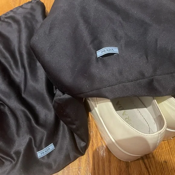 Prada black & white platform shoes - Picture 6 of 6